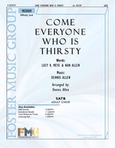 Come Everyone Who Is Thirsty SATB choral sheet music cover